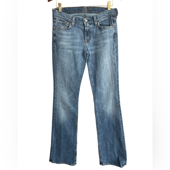 7 For All Mankind Jeans Women Bootcut EUC Size 30 - Picture 2 of 10